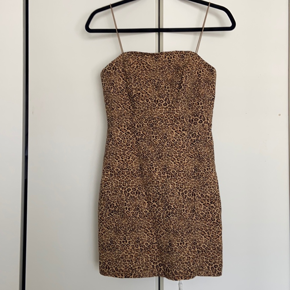 Urban Outfitters Mini Leopard/Cheetah print dress
